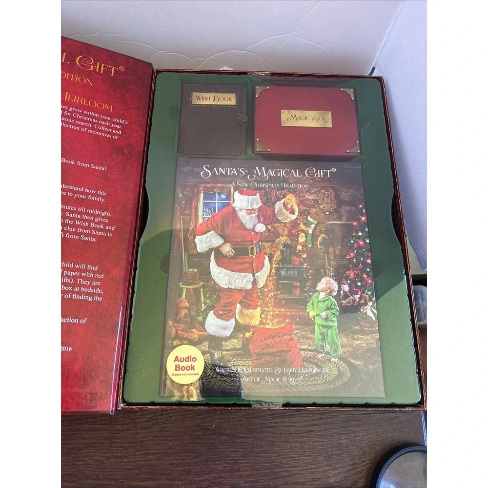 Santa's Magical Gift -A New Christmas Tradition Audio Book, Magic Box & Wishbook